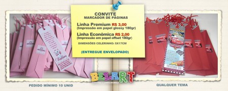 Convite Marcador de Páginas